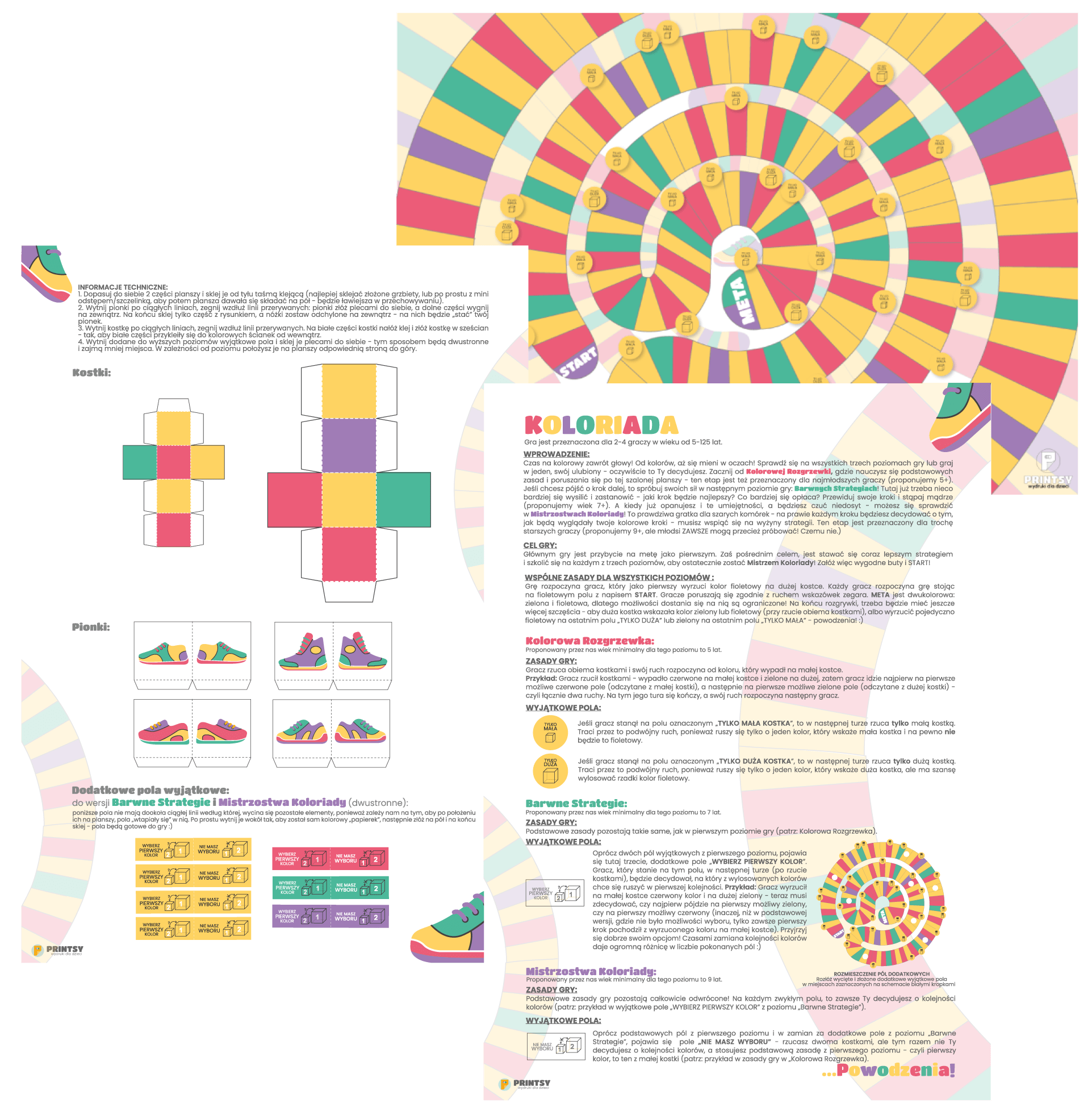 Gra planszowa dla dzieci