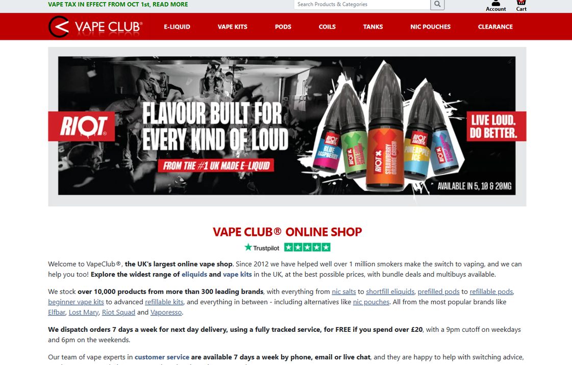 Vape Club – vapeclub.co.uk