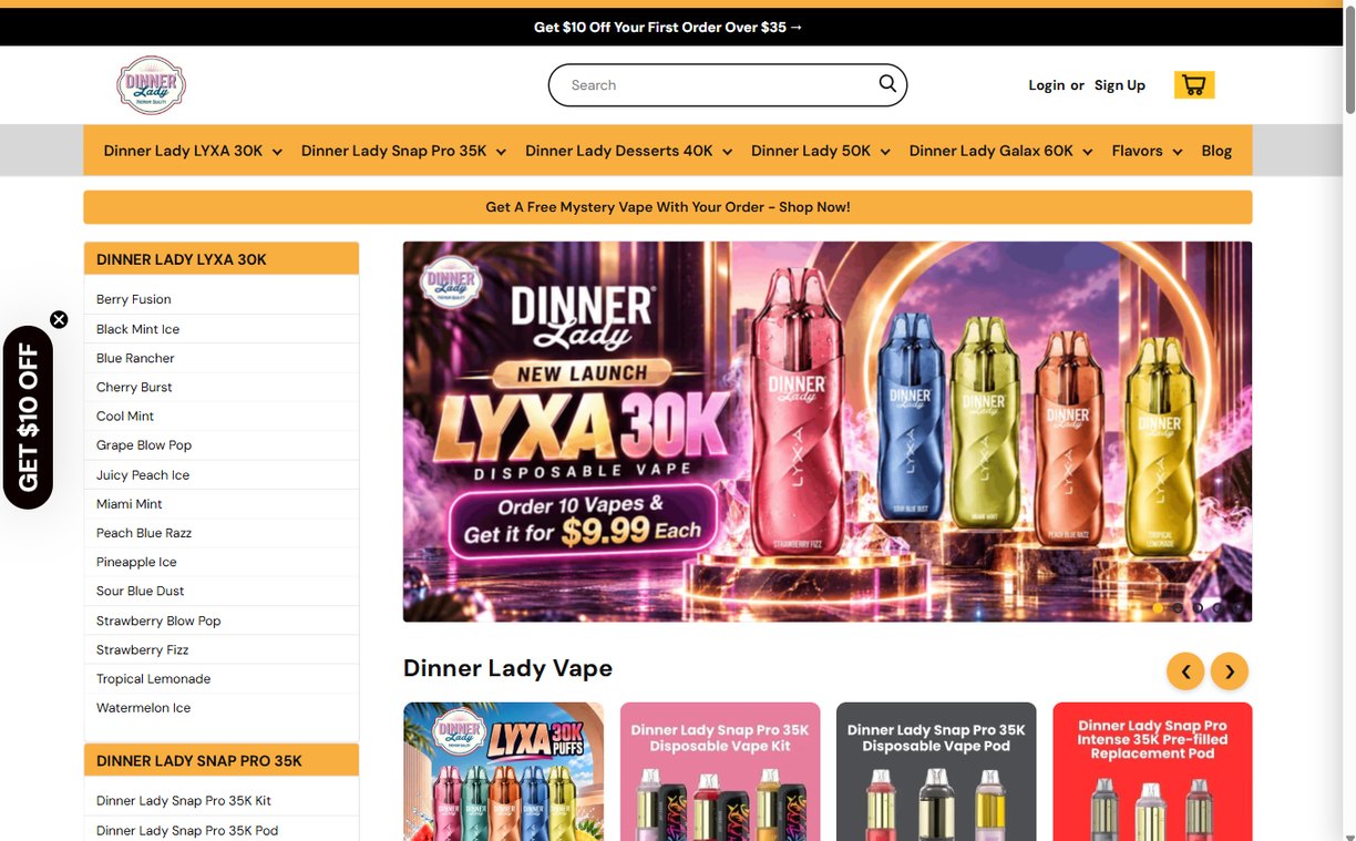 Dinner Lady – dinnerladyvapes.com