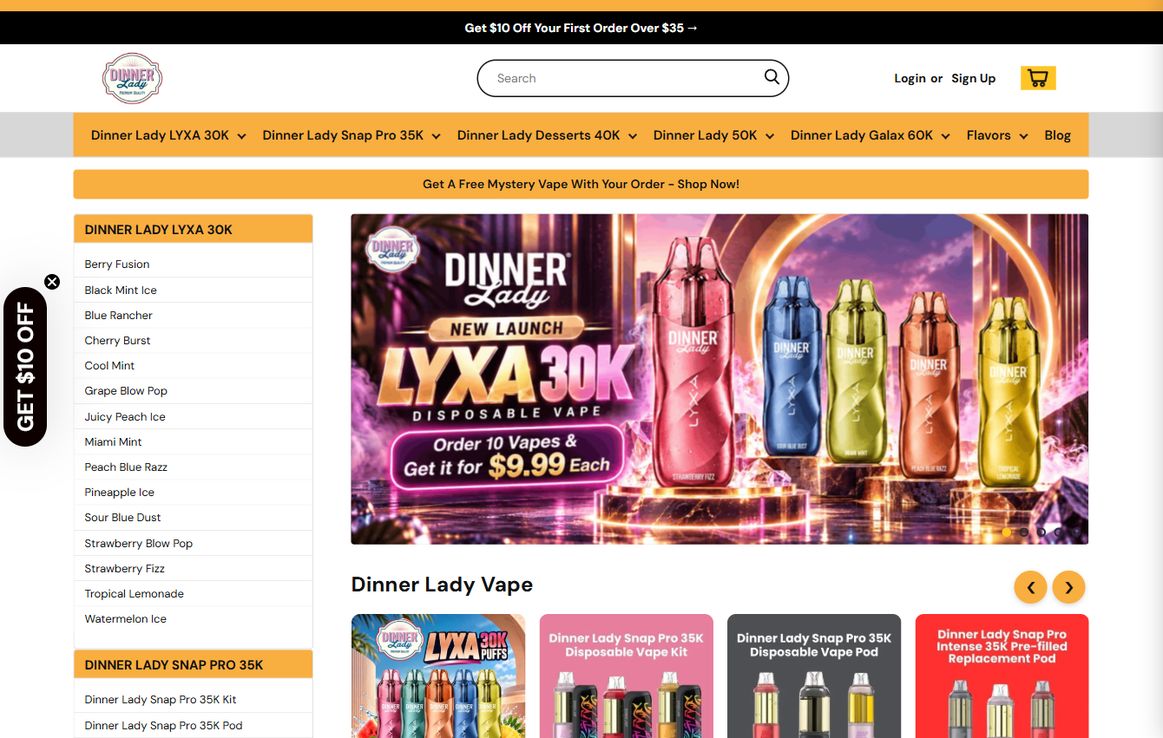 Dinner Lady – dinnerladyvapes.com