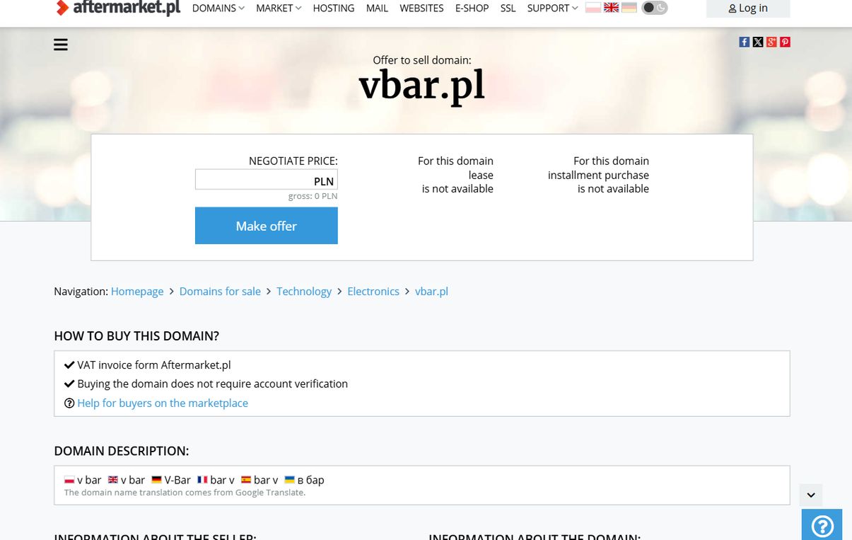 Vbar – vbar.pl