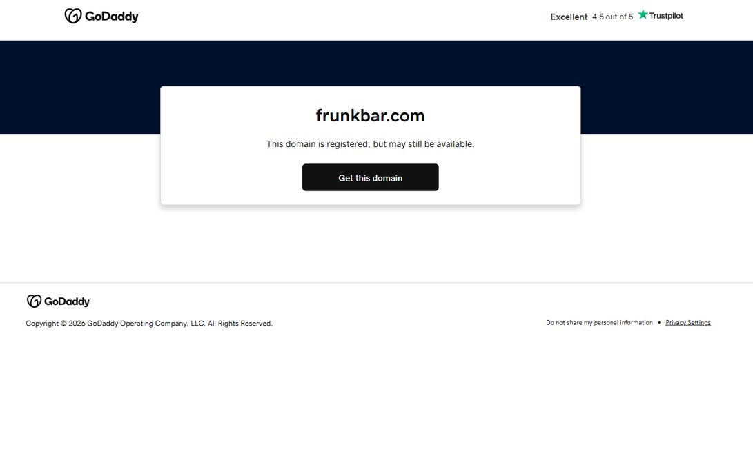 Frunk Bar – frunkbar.com